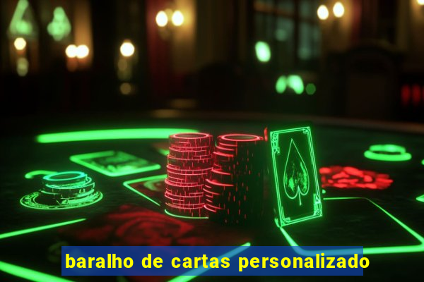 baralho de cartas personalizado