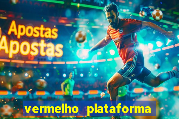 vermelho plataforma de jogos