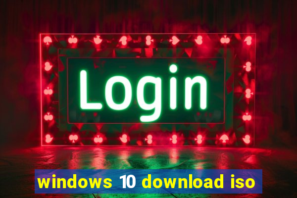 windows 10 download iso