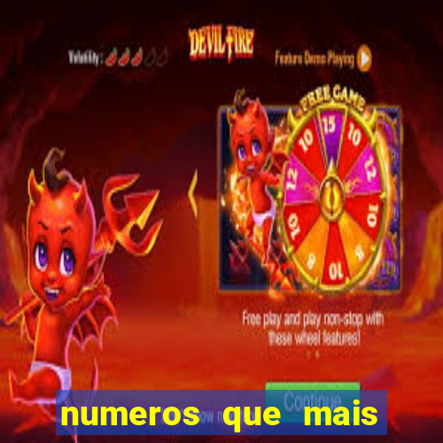 numeros que mais saem no minas cap