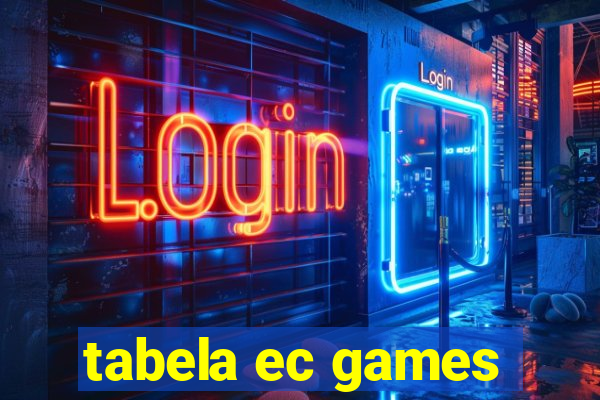 tabela ec games