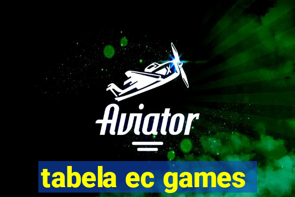 tabela ec games