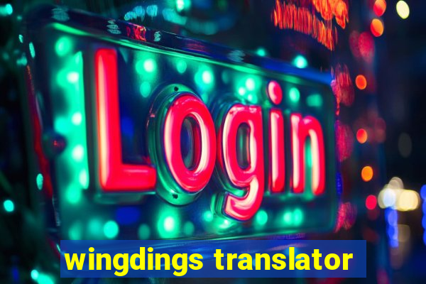 wingdings translator