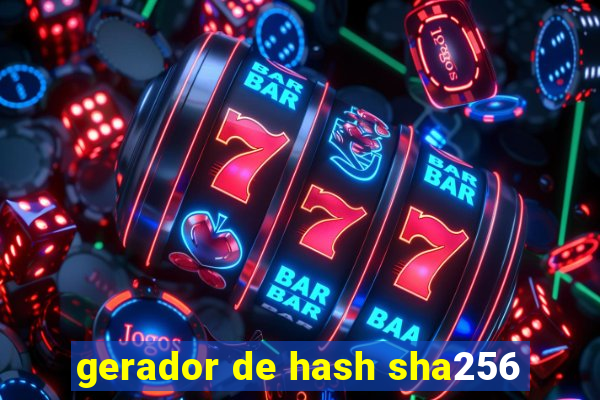 gerador de hash sha256