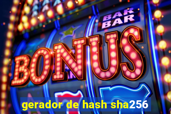 gerador de hash sha256