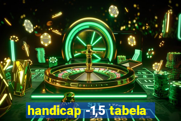 handicap -1,5 tabela