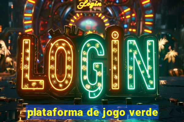 plataforma de jogo verde
