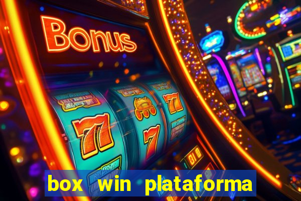 box win plataforma de jogos