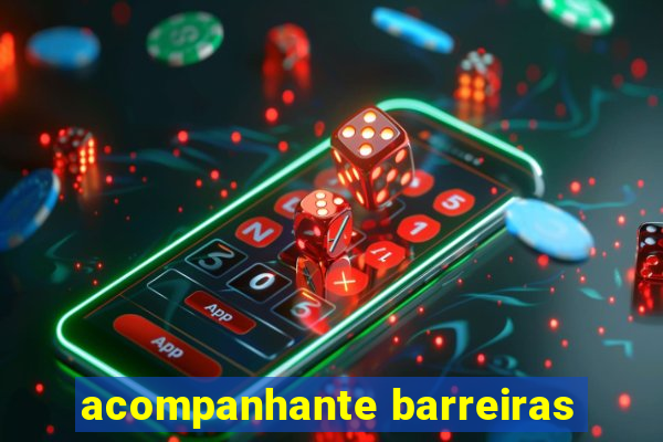 acompanhante barreiras