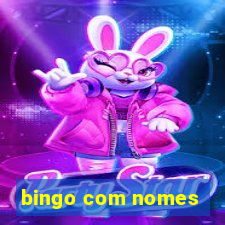 bingo com nomes