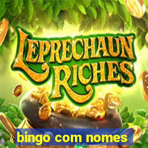 bingo com nomes