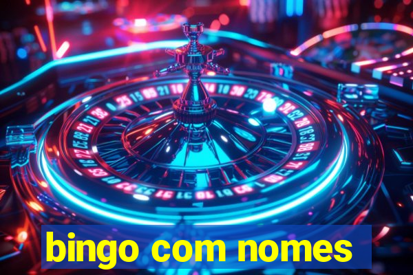 bingo com nomes