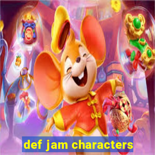 def jam characters