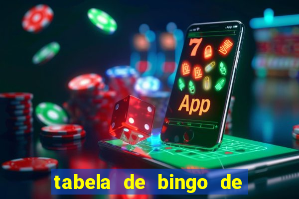 tabela de bingo de 1 a 100