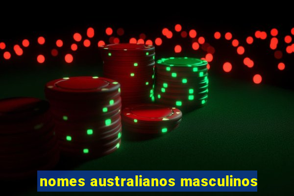 nomes australianos masculinos