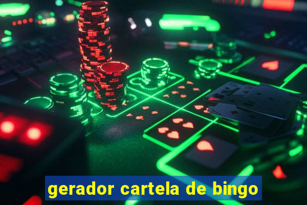 gerador cartela de bingo