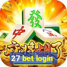 27 bet login