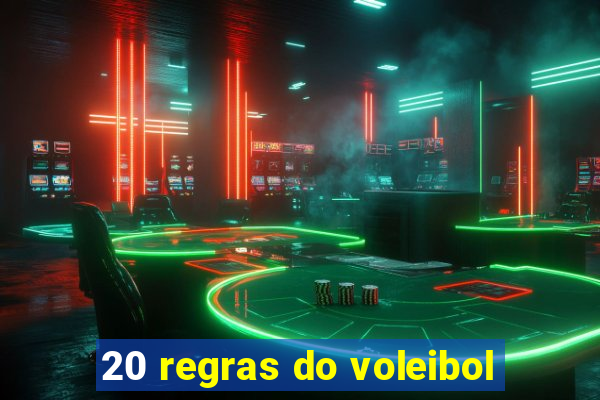 20 regras do voleibol