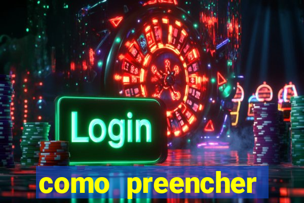 como preencher recibo de pagamento