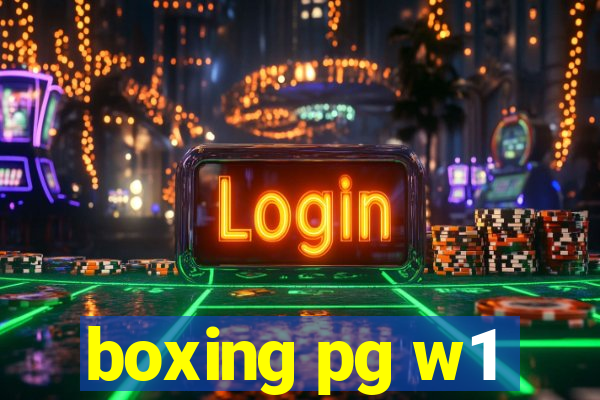 boxing pg w1