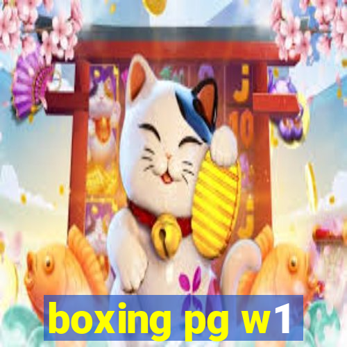 boxing pg w1