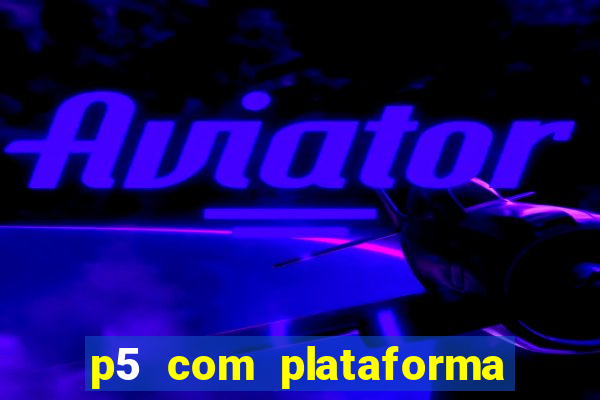 p5 com plataforma de jogos