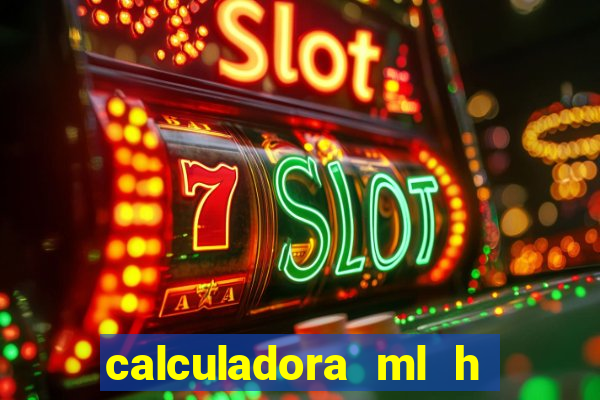 calculadora ml h para mcg kg min