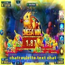 chatroulette text chat