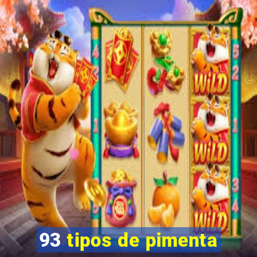 93 tipos de pimenta