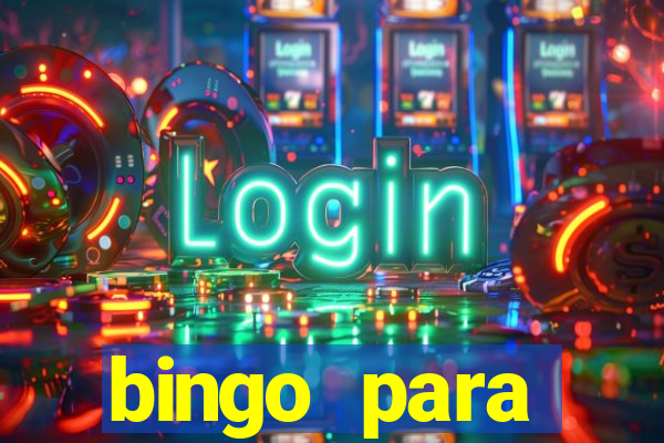 bingo para despedida de solteira para imprimir