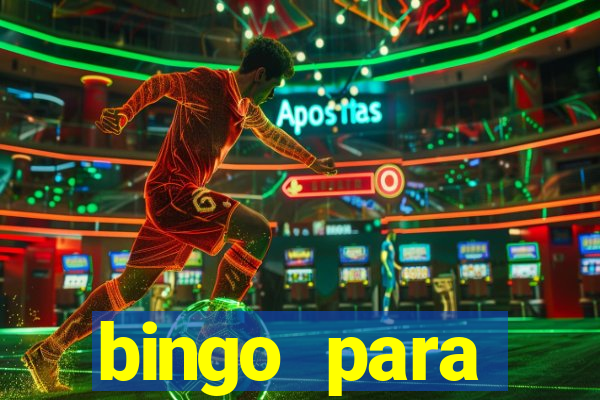 bingo para despedida de solteira para imprimir