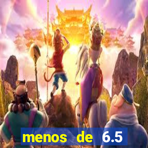 menos de 6.5 escanteios o que significa