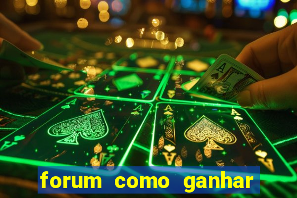 forum como ganhar na loteria