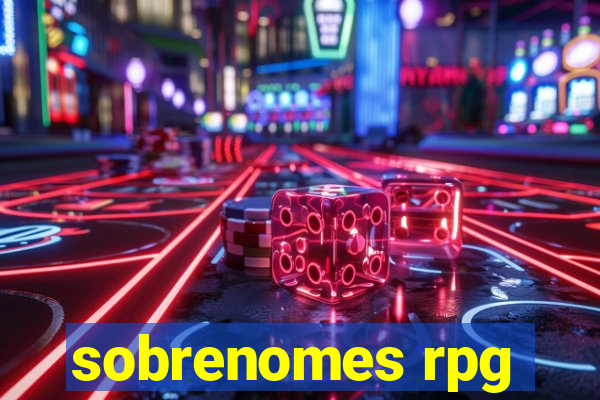 sobrenomes rpg