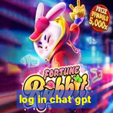 log in chat gpt