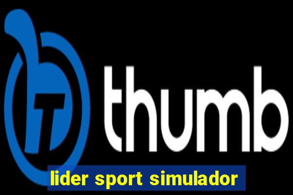 lider sport simulador