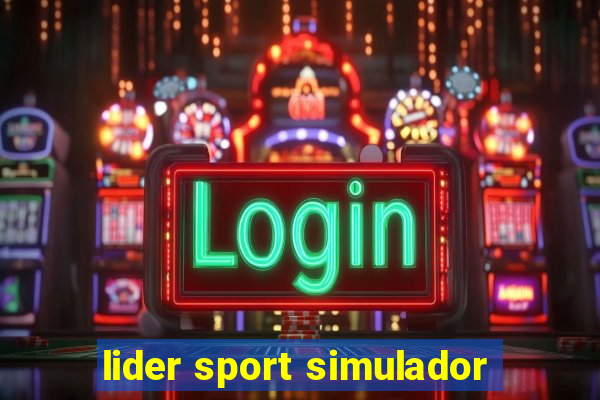 lider sport simulador