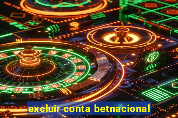 excluir conta betnacional
