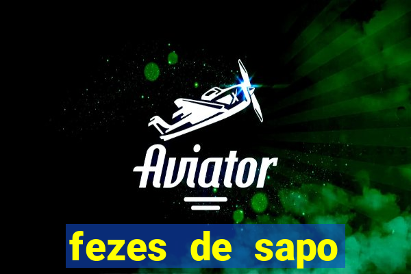 fezes de sapo transmite doença para humanos