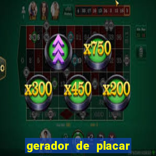 gerador de placar de futebol