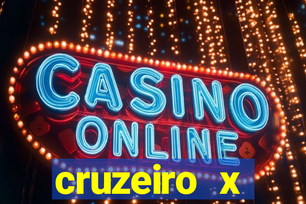 cruzeiro x corinthians palpite
