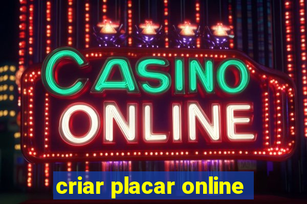 criar placar online