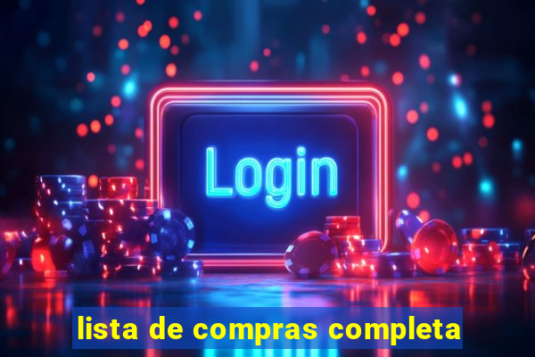 lista de compras completa