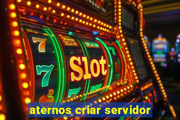 aternos criar servidor