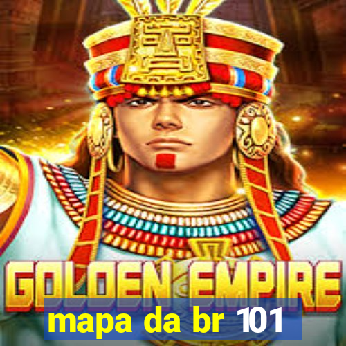 mapa da br 101