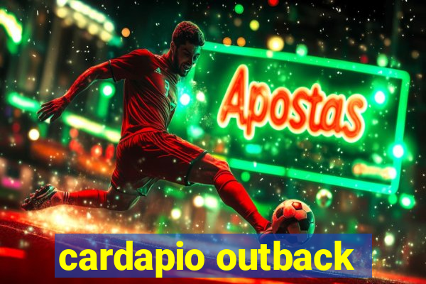 cardapio outback