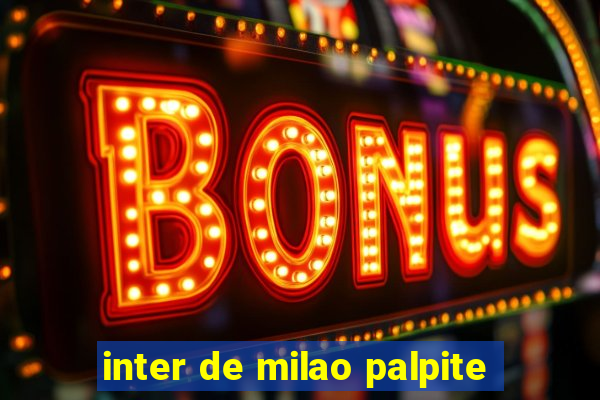 inter de milao palpite