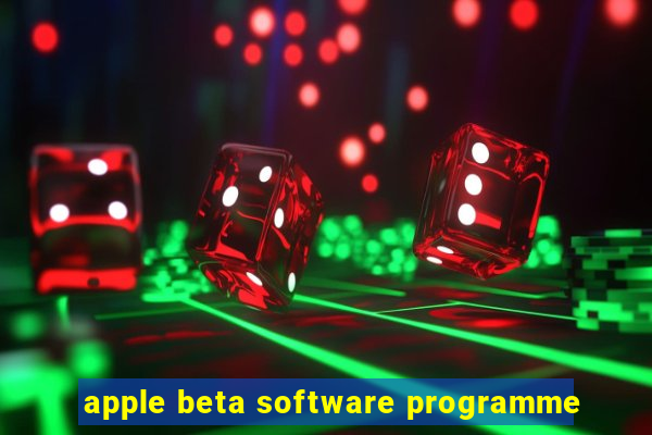 apple beta software programme