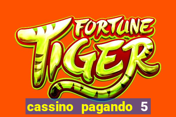 cassino pagando 5 reais no cadastro