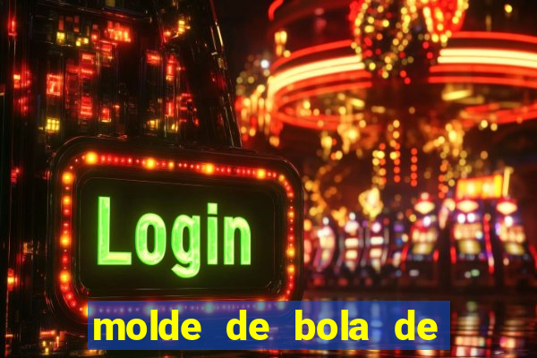 molde de bola de futebol para imprimir